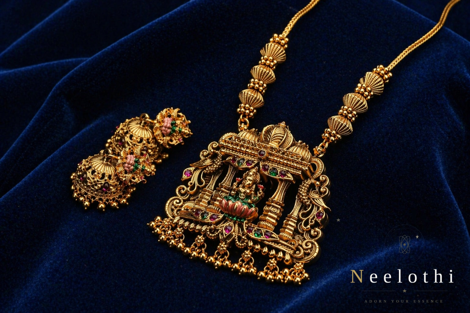 Shrivika Pendant Necklace set