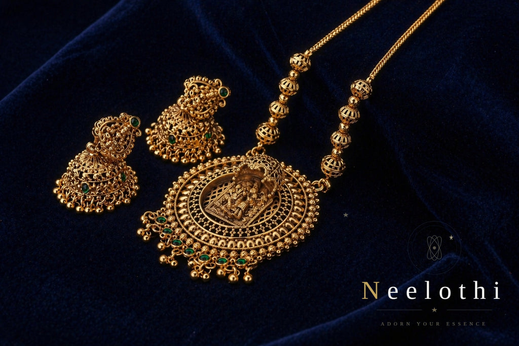 Mandira Pendant Necklace set