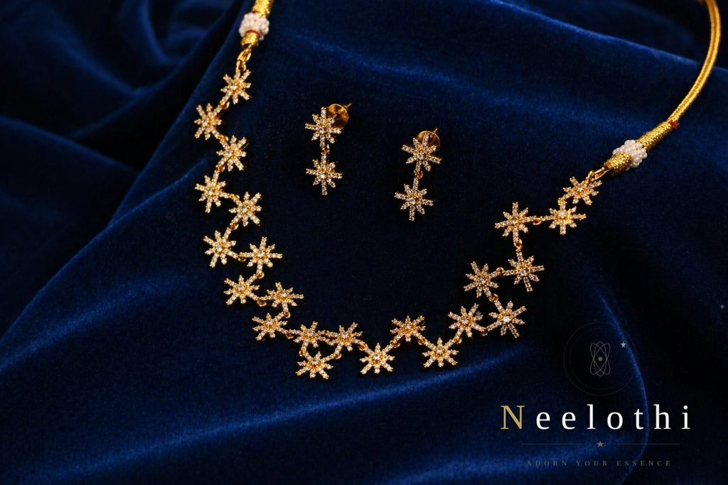 Nakshathra American Diamond Choker set