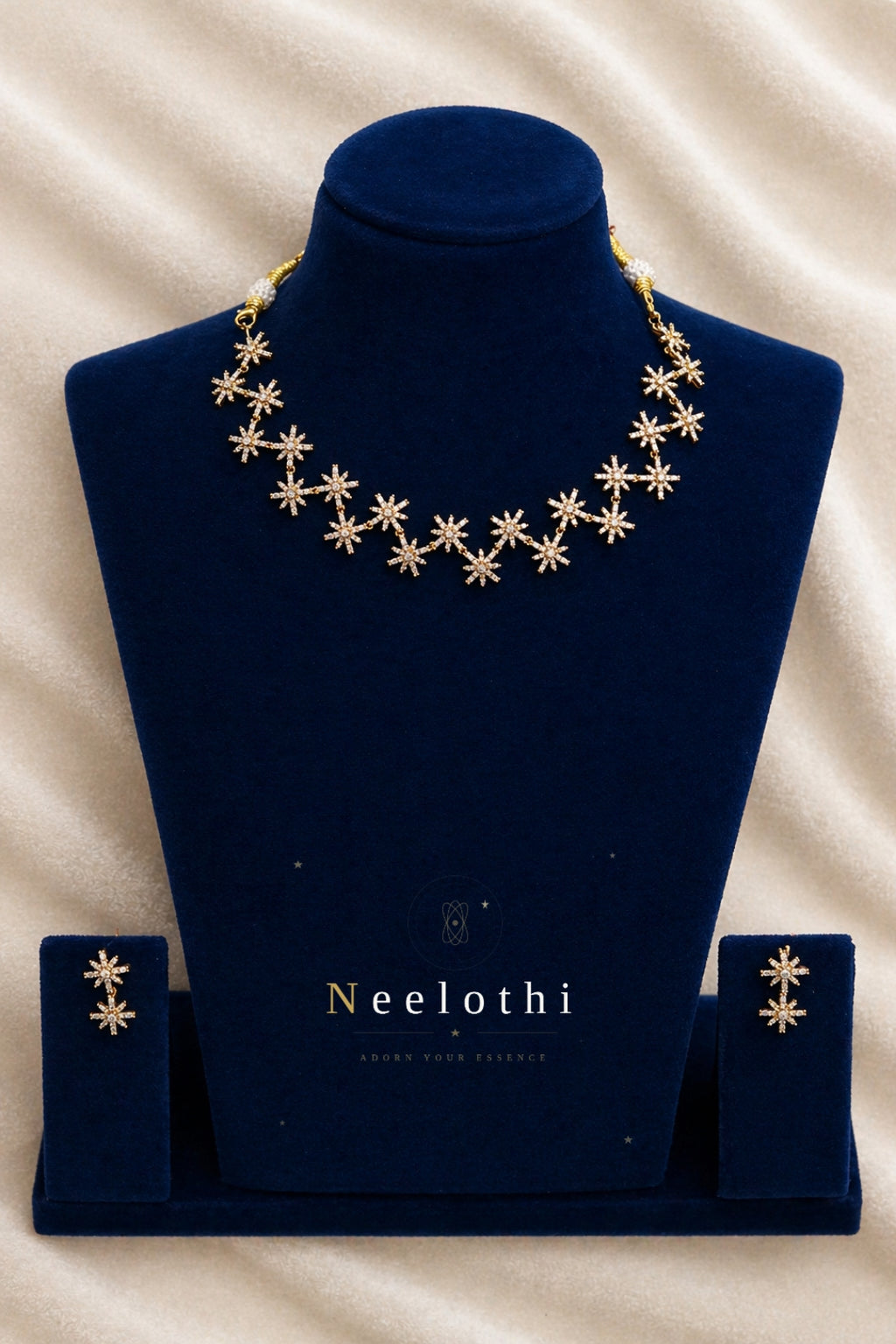 Nakshathra American Diamond Choker set