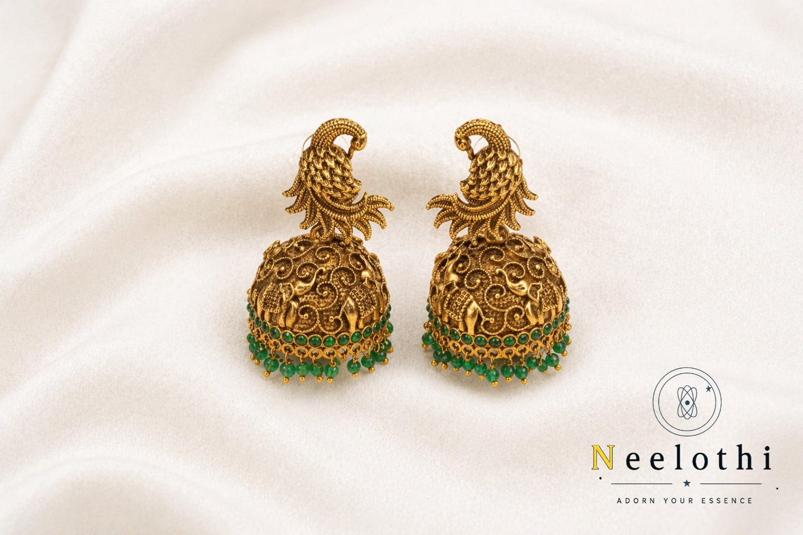 Mayuri Green Earing