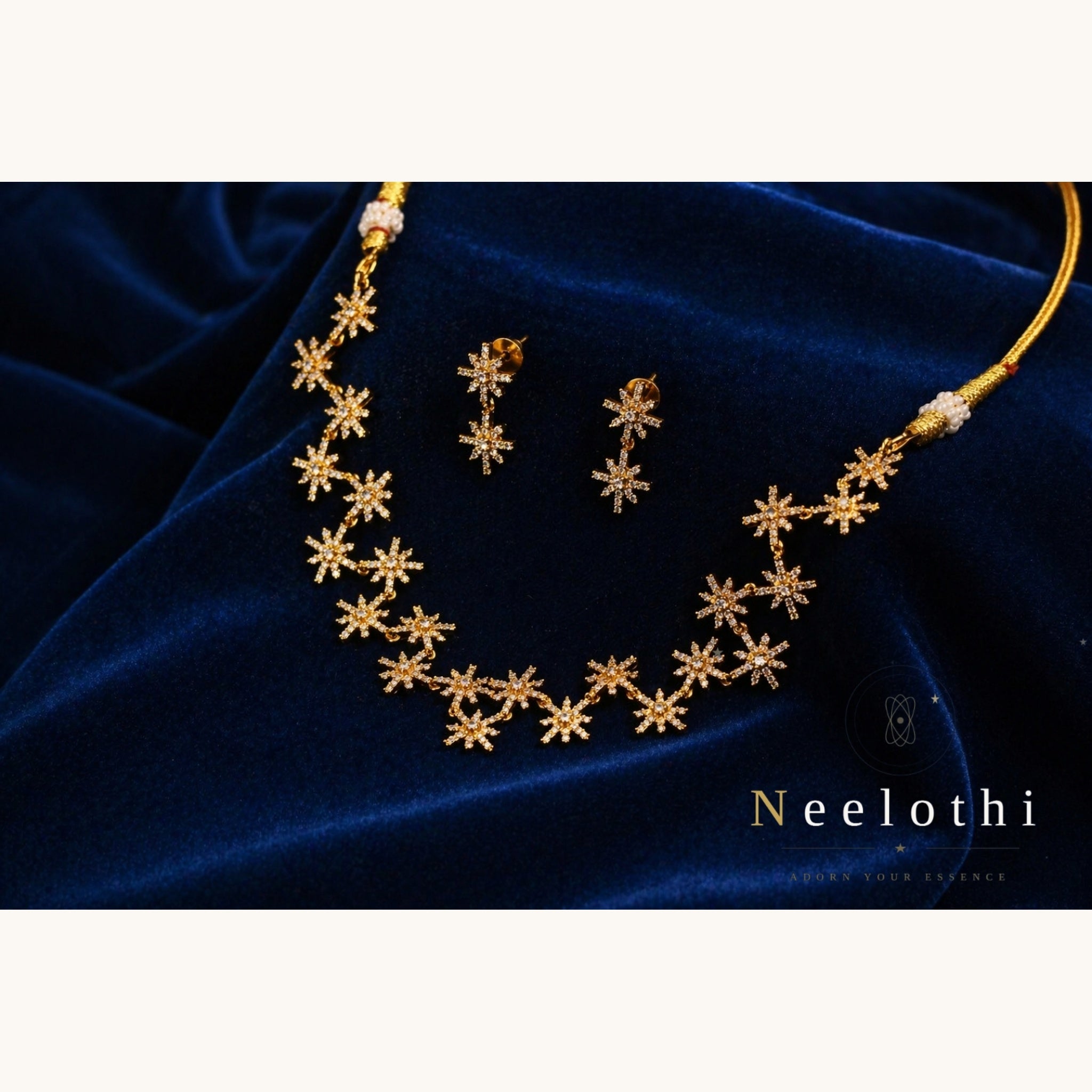Nakshathra American Diamond Choker set
